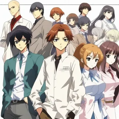 The background characters in this anime are undifferentiated in terms of personality and appearance.