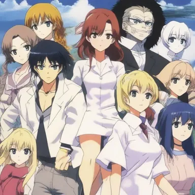 The background characters in this anime are undifferentiated in terms of personality and appearance.