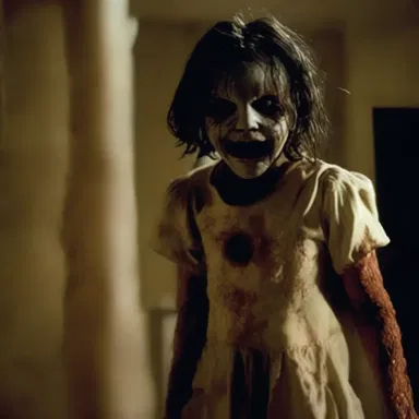 The horror movie relied on undifferentiated jump scares to startle the audience throughout the entire film.