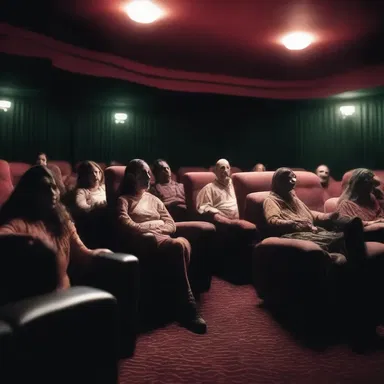 The eerie odour in the cinema added to the atmosphere of the horror movie.