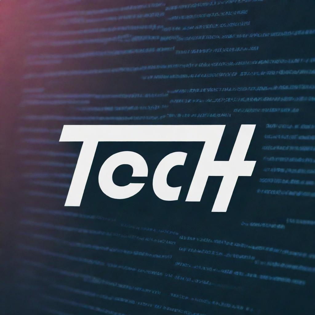 Generate a display picture with the text 'Tech OP' prominently featured in it, ensuring a tech-inspired aesthetic and details to emphasize the theme.