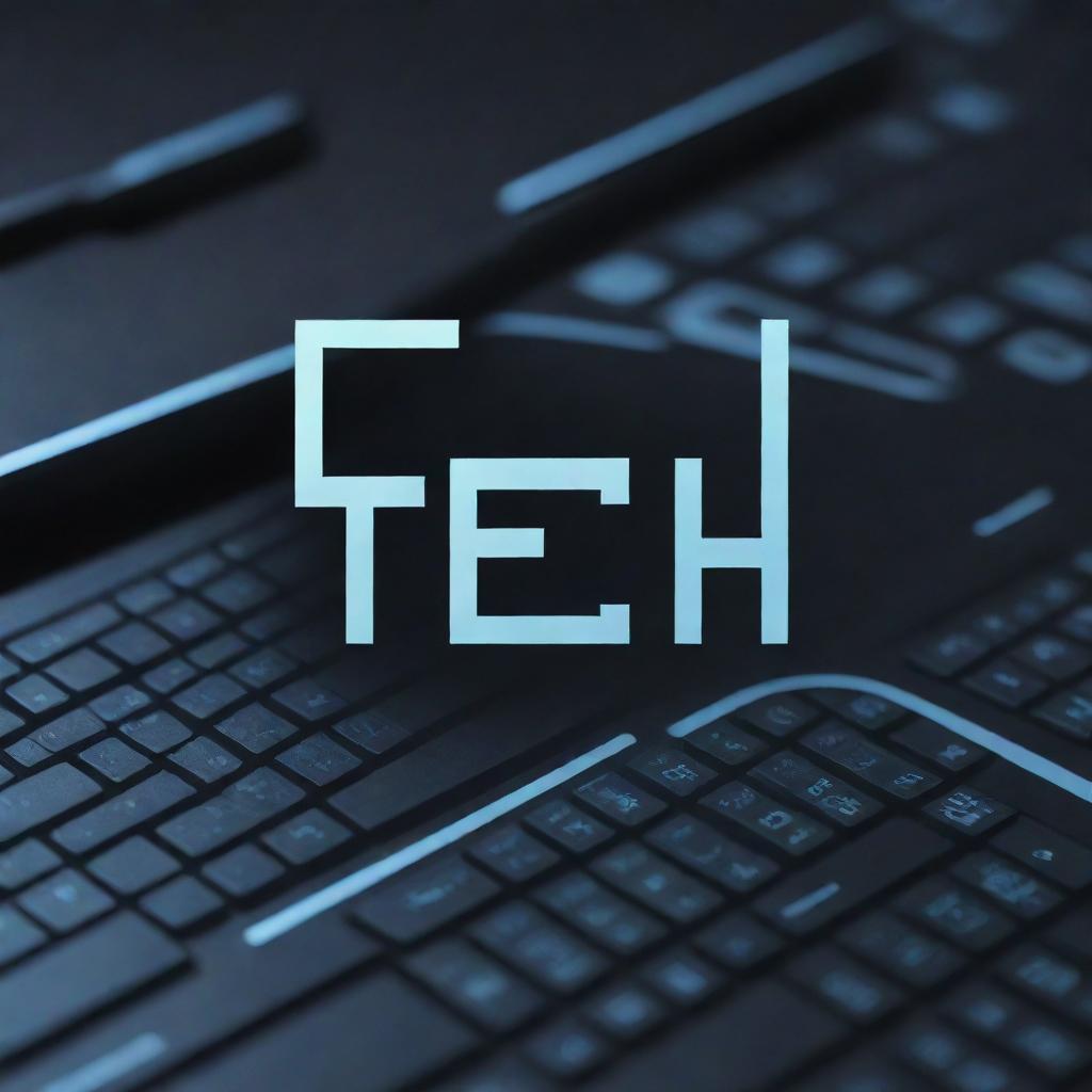 Generate a display picture with the text 'Tech OP' prominently featured in it, ensuring a tech-inspired aesthetic and details to emphasize the theme.