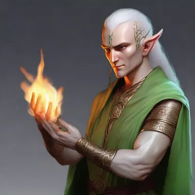 The elven healer used a magical demulcent ointment to soothe the burn on the hero's skin, allowing him to continue on his quest.