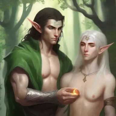The elven healer used a magical demulcent ointment to soothe the burn on the hero's skin, allowing him to continue on his quest.