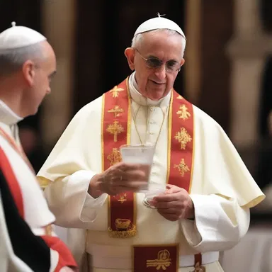 Why did the pontificate walk into a bar? To deliver a sermon on good drinks and confession!