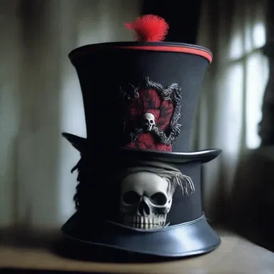 In the horror movie, a haunted shako possessed by a vengeful spirit caused terror among the characters.