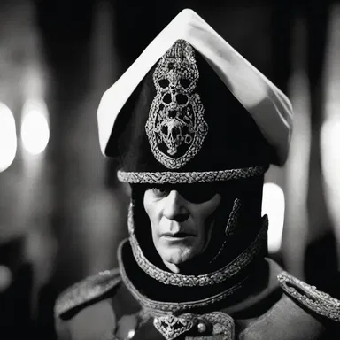 In the horror movie, a haunted shako possessed by a vengeful spirit caused terror among the characters.