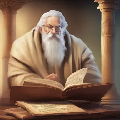 The professor was enwrapped in mythology, studying ancient gods and legends.