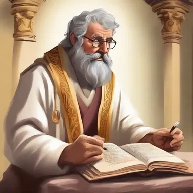 The professor was enwrapped in mythology, studying ancient gods and legends.