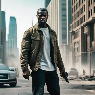 In the action-packed movie, the main character portrays an overcomer who defeats all his enemies and establishes control over the city.