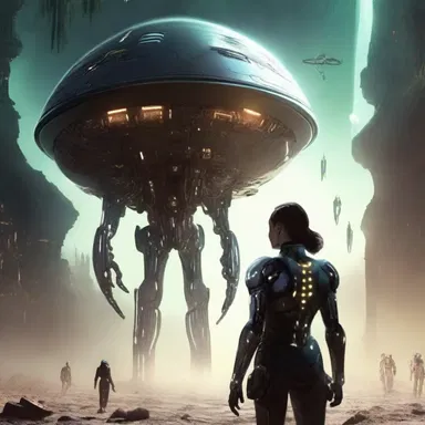 In the futuristic science fiction novel, the protagonist is an overcomer who discovers a secret weapon and uses it to gain ascendancy and control over the alien invaders.