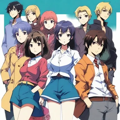 The artist depicted the characters in the anime series liberally, adding their own unique style and flair.