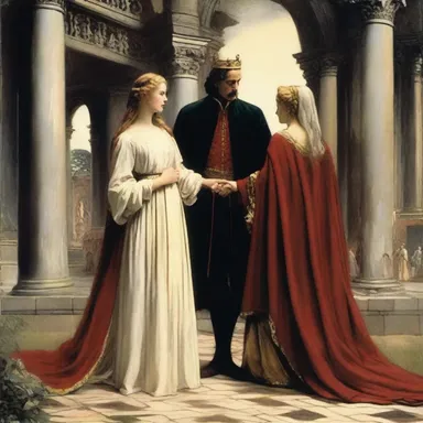 In the classic novel, the heroine conjured all her courage and pleaded with the king to spare her father's life.