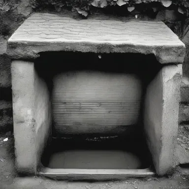 In some religious rituals, a covered cistern or cesspool may be considered sacred and used for purification purposes.