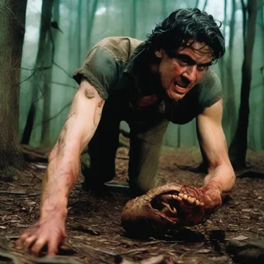 The horror movie 'Evil Dead' features a scene where one character unknowingly consumes a deadly poisonous mushroom due to their ignorance of mycophagy.