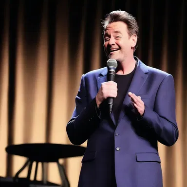 The comedian told three hilarious jokes, and the laughter cumulatively built throughout the audience.