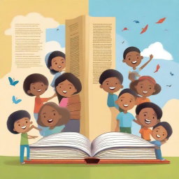 A high-quality digital art piece designed as a book cover for 'Building the character of the nation's children'
