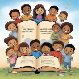 A high-quality digital art piece designed as a book cover for 'Building the character of the nation's children'