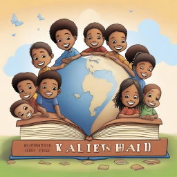 A high-quality digital art piece designed as a book cover for 'Building the character of the nation's children'