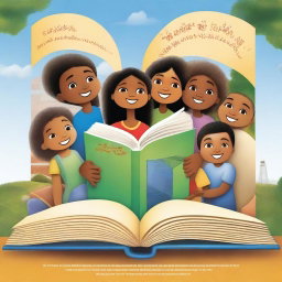 A top-quality digital art piece created as a book cover for 'Building the character of the nation's children in tolerance'
