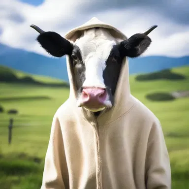 Why did the cow wear a cowled hoodie? Because it wanted to be moo-dern!