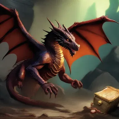 The dragon's inexorability in guarding the treasure made it nearly impossible for anyone to retrieve it.