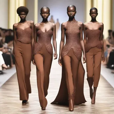 The fashion designer incorporated logwood's rich brown color into their couture collection, creating a mesmerizing ensemble.