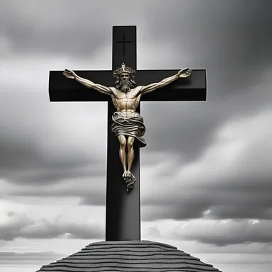 The cross of Calvary is a sacred symbol in Christianity, representing the crucifixion of Jesus Christ.