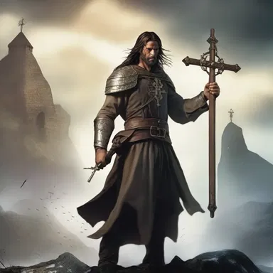 In the epic fantasy novel, the protagonist embarks on a quest to find the legendary cross of Calvary, said to possess magical powers.