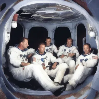 After the spaceship crashed, the crew members woke up in a daze, unsure of their surroundings and disoriented from the impact.