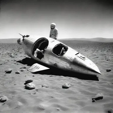After the spaceship crashed, the crew members woke up in a daze, unsure of their surroundings and disoriented from the impact.