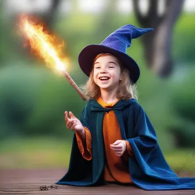 After discovering he had magical powers, the young wizard was in a daze of excitement and disbelief.