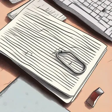In the novel, the protagonist discovered a hidden message when she unraveled a paper clip that had been left on her desk by an unknown admirer.
