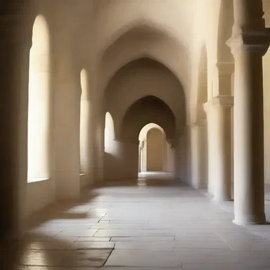 The celibate lifestyle is reflected in the simplicity and minimalism of the monastic architecture.