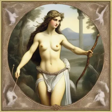 In the ancient mythology, the goddess Diana was known for her celibate nature, focusing solely on her role as the huntress.