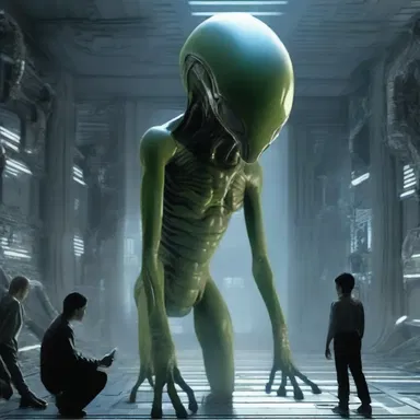 In the sci-fi novel, the protagonist discovers that the alien species he encountered is celibate in order to maintain their focus on science and technology.