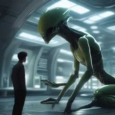 In the sci-fi novel, the protagonist discovers that the alien species he encountered is celibate in order to maintain their focus on science and technology.