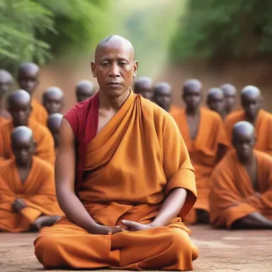 The movie tells the story of a celibate monk who goes on a spiritual journey to help others and find inner peace.