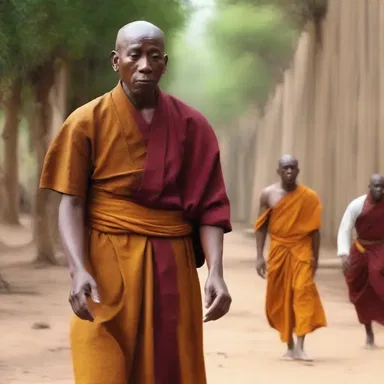 The movie tells the story of a celibate monk who goes on a spiritual journey to help others and find inner peace.