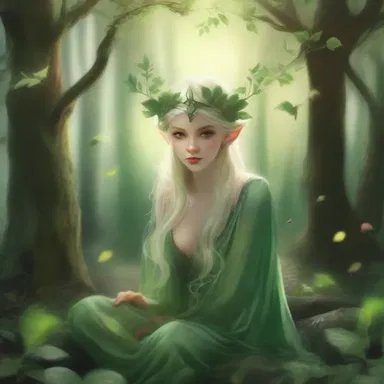 In the magical world of the fantasy novel, the celibate elves are known for their deep connection with nature and harmonious existence.