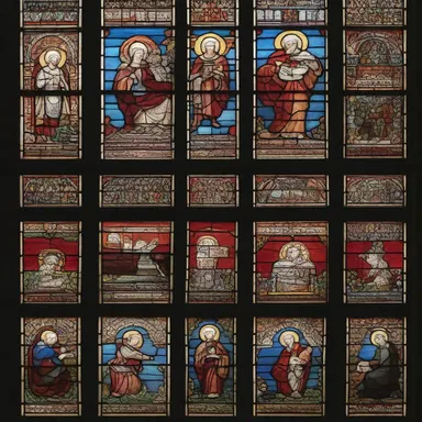 The intricate design on the stained glass windows of the church was meticulously sandblasted by skilled artisans.