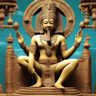 The ancient civilization worshipped an oceanic deity believed to bring prosperity and fertility.