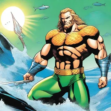 Aquaman is a popular comic book character known for his oceanic abilities and adventures.