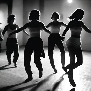 The director carefully choreographed the actors' movements to create a powerful visual attitude in the film.