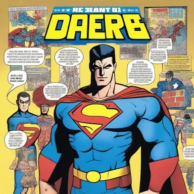 In the comic book, the superhero's attitude towards justice and responsibility encourages readers to stand up for what is right.