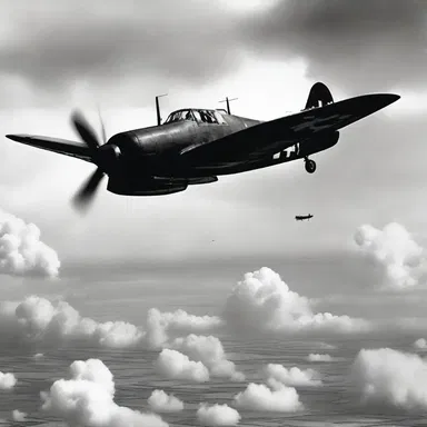 During World War II, the pilots had to maintain a proper attitude in order to navigate through the treacherous skies.
