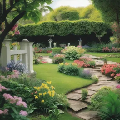The author described a paradisal garden at the beginning of the novel, symbolizing the main character's peaceful state of mind.