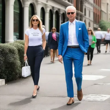 The write-in candidate surprised everyone by appearing on the campaign trail in stylish outfits, proving that politics can have a touch of fashion.