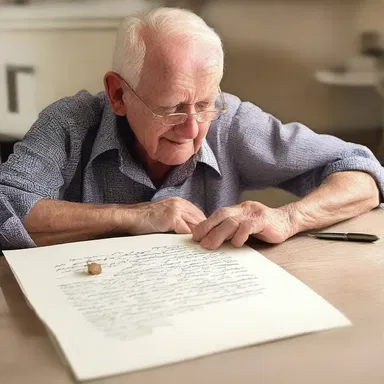 After the death of his beloved wife, the widower found comfort in writing love letters to her memory every year on their anniversary.