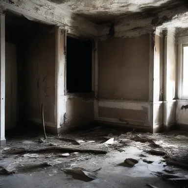 The smell of rotting flesh filled the air as they entered the abandoned house, sending shivers down their spines.
